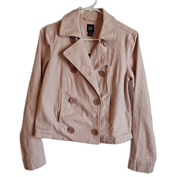 Gap Y2K Double Breasted Lightweight Stretch Peacoat - Size M - Picture 1 of 11